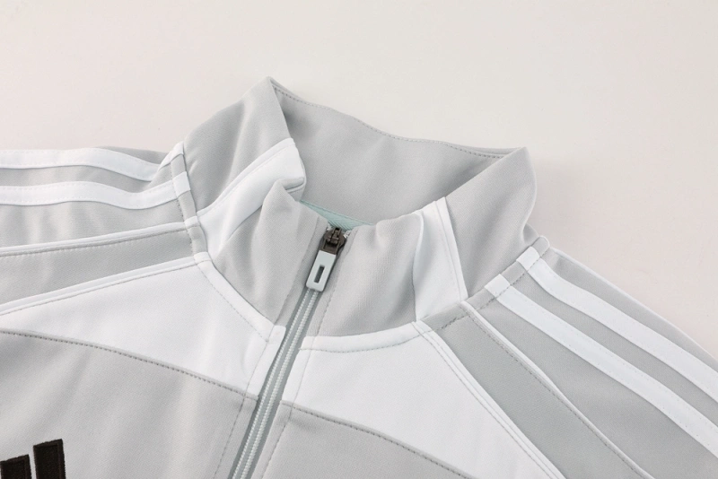 Real Madrid Training Kit White&Grey 2025-26 (Jacket+Pants)