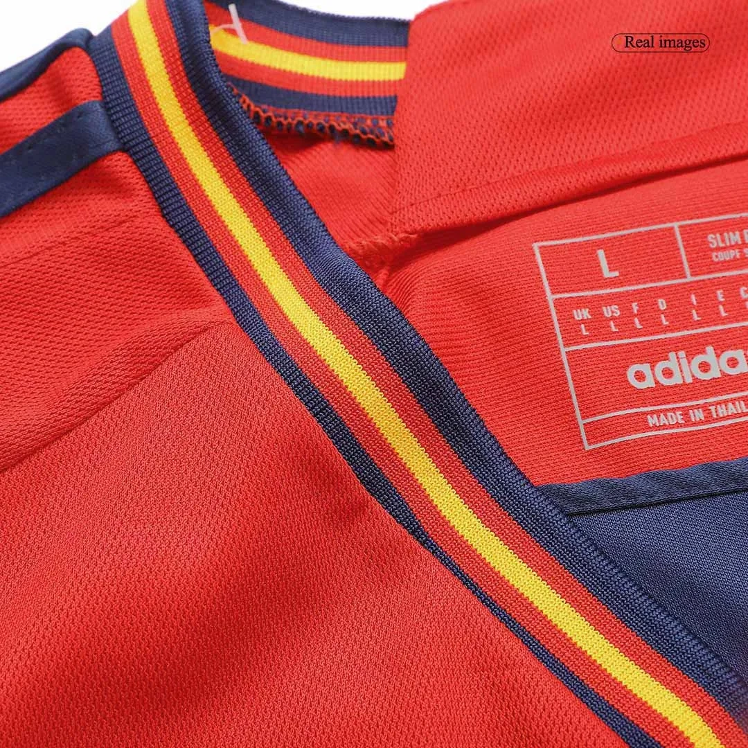 Spain Homw Soccer Jersey Replica World Cup 2022