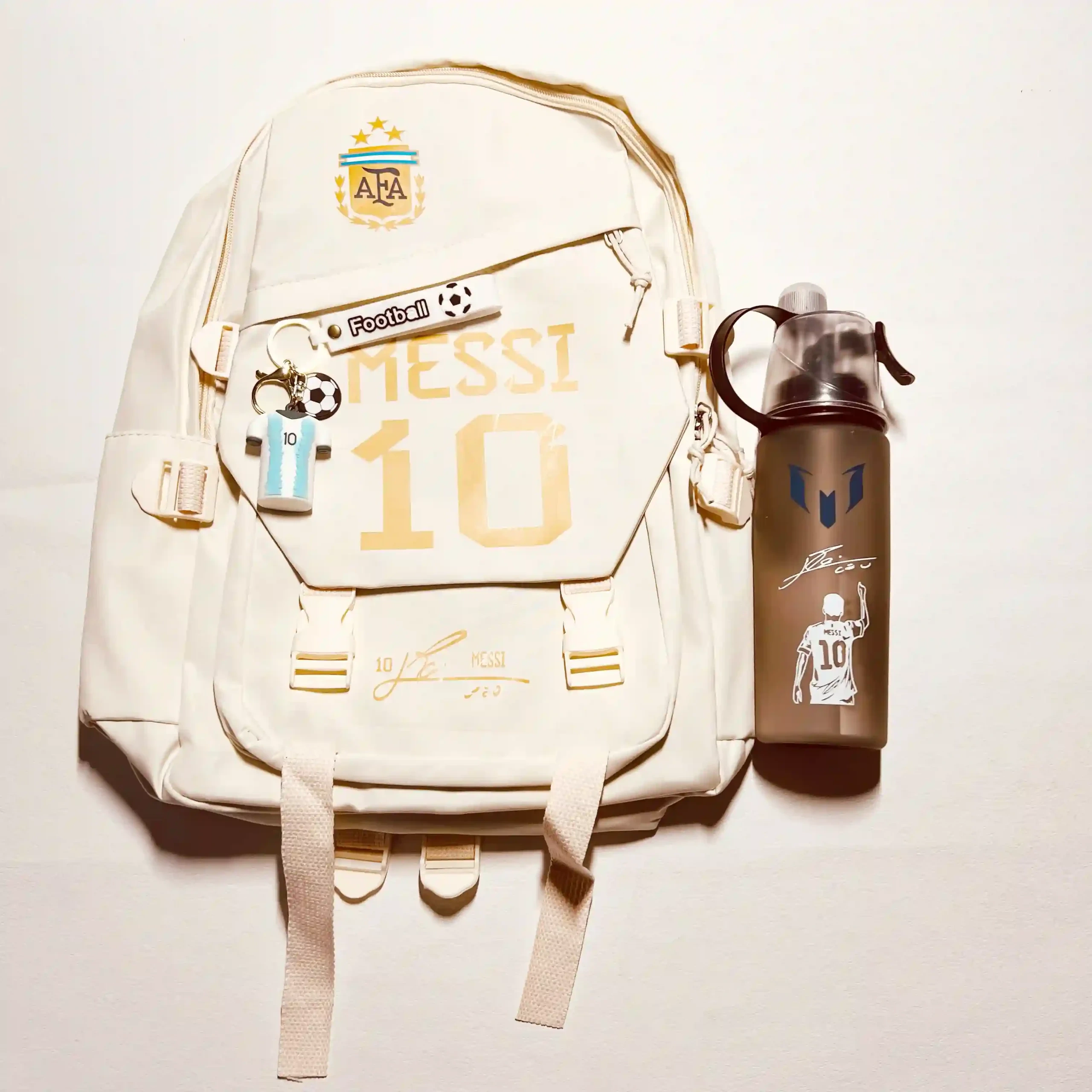 CR7 Messi Neymar School Set Backpack Bag
