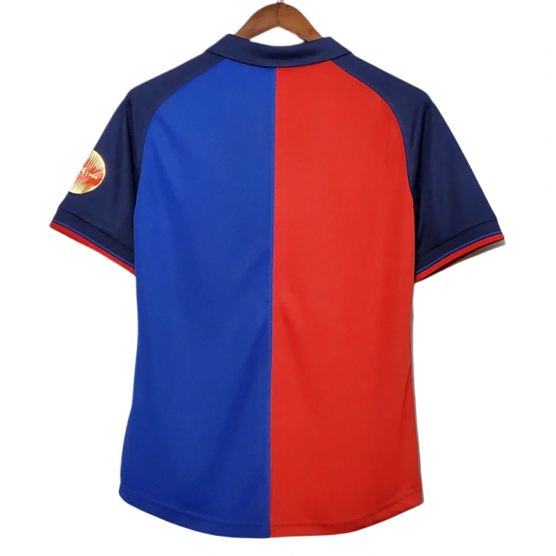 1999/2000 Retro Barcelona Home 100th Anniversary Version Football