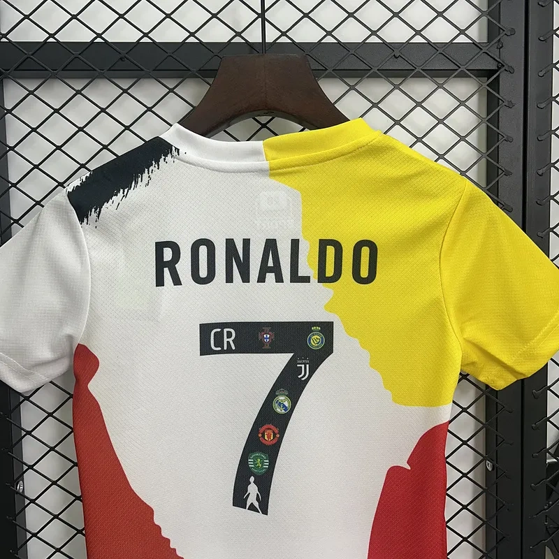 Cristiano Ronaldo Commemorative Edition Kids Kits Jersey+Shorts