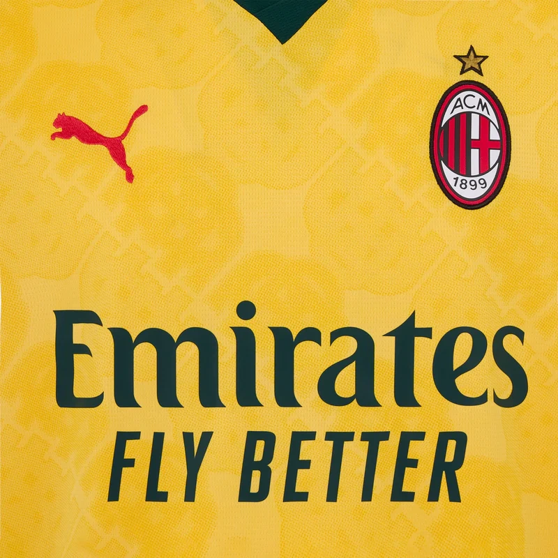 Ac Milan Third Away Long sleeved football Shirt 2025-26 Fan version