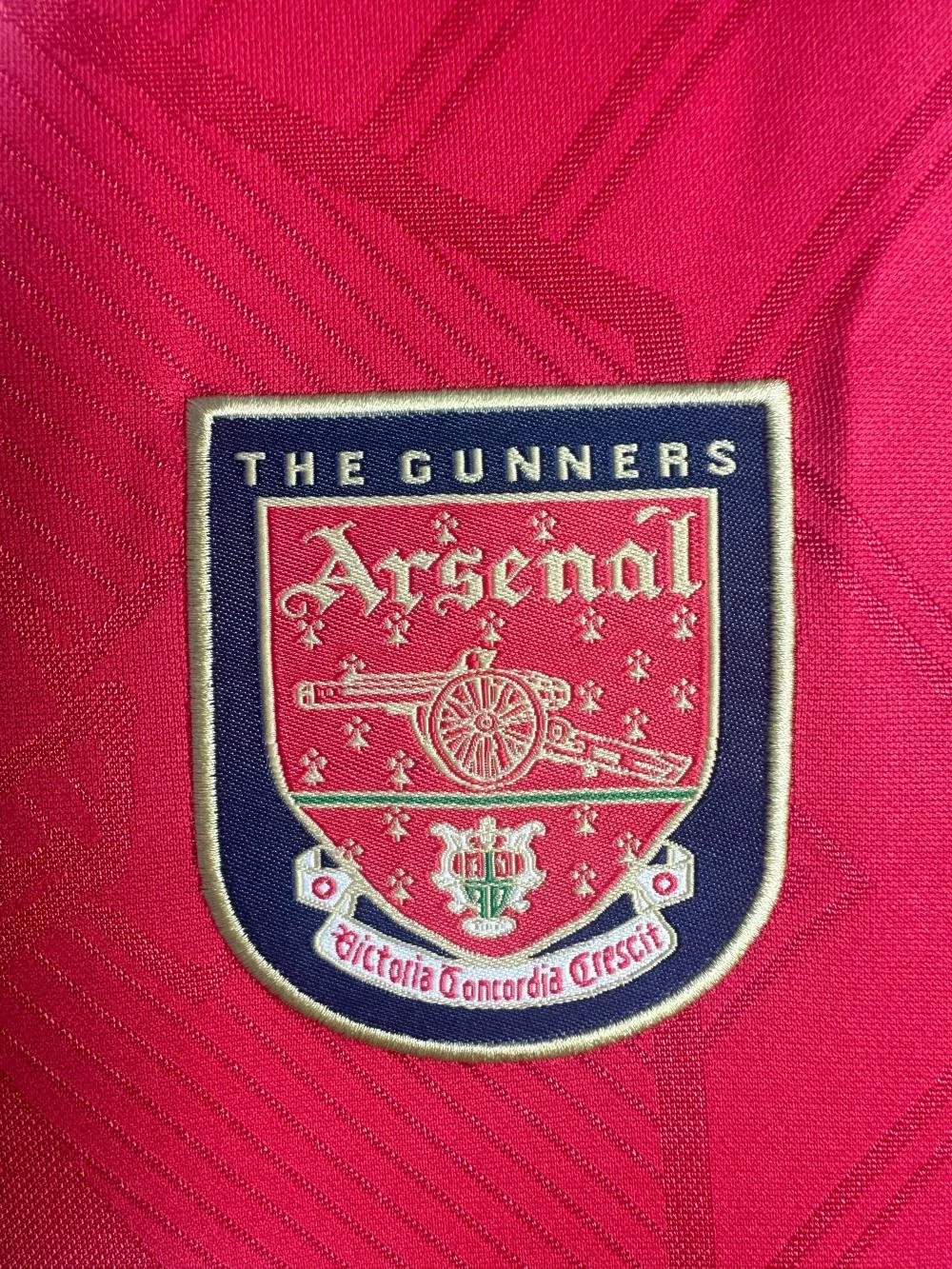 Arsenal Retro Long Sleeve Home Football Shirt 1996-1997