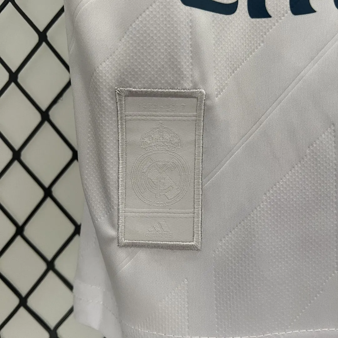 Real Madrid 17-18 Home Retro Kids Kit Soccer Jersey