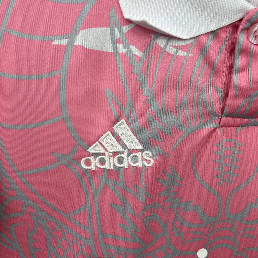 23-24 Real Madrid Pink Dragon Fan Special Edition Kid Kit football jersey