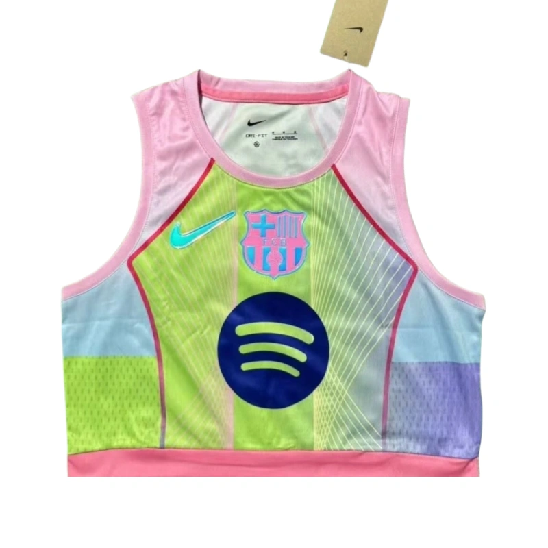 Barcelona 2025-26 women's trendy football vest(Multiple styles)-Non customized