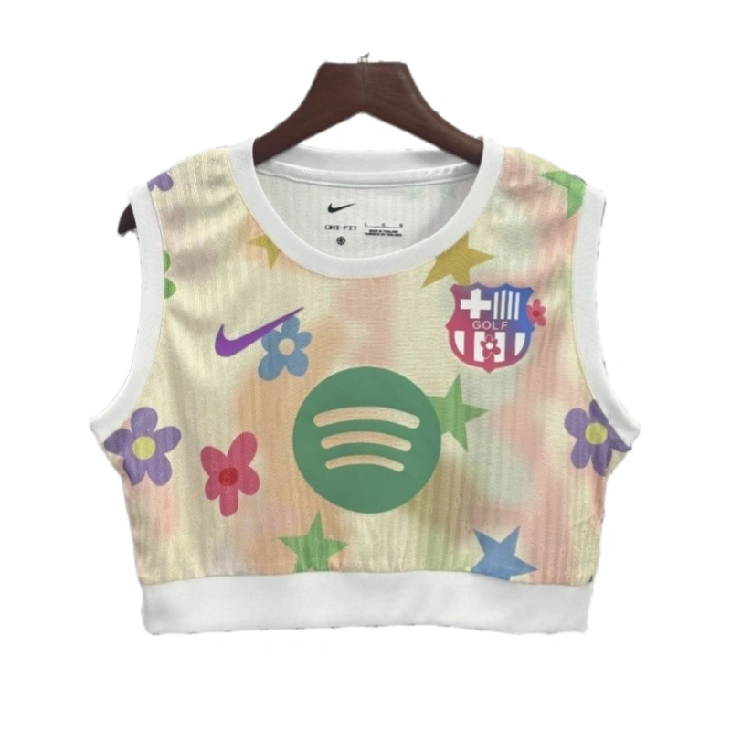 Barcelona 2025-26 women's trendy football vest(Multiple styles)-Non customized