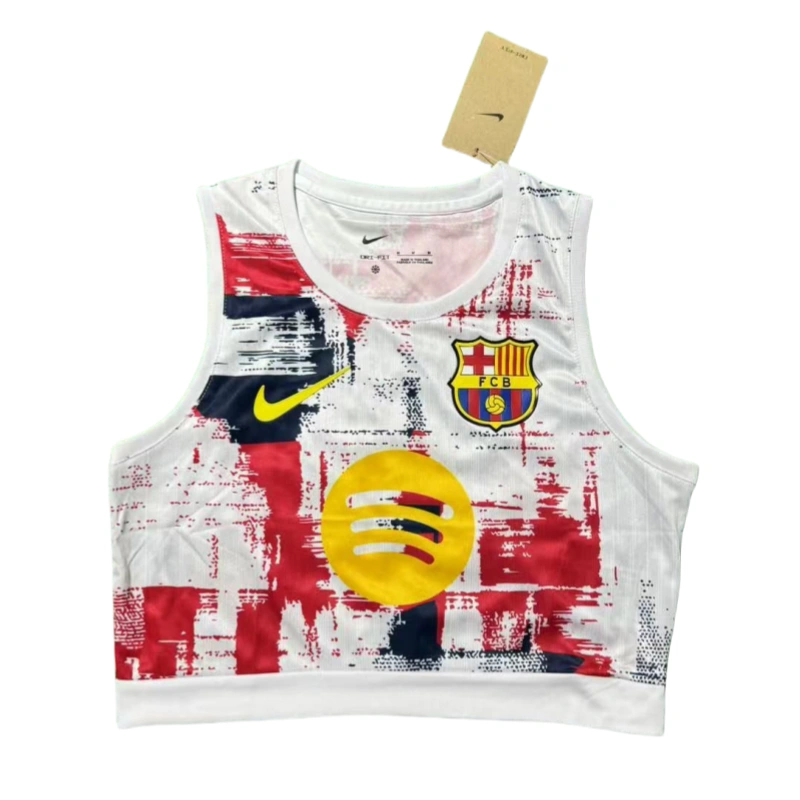 Barcelona 2025-26 women's trendy football vest(Multiple styles)-Non customized