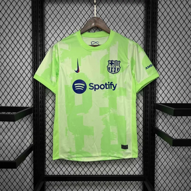24-25 Barcelona Third Away Soccer Jersey