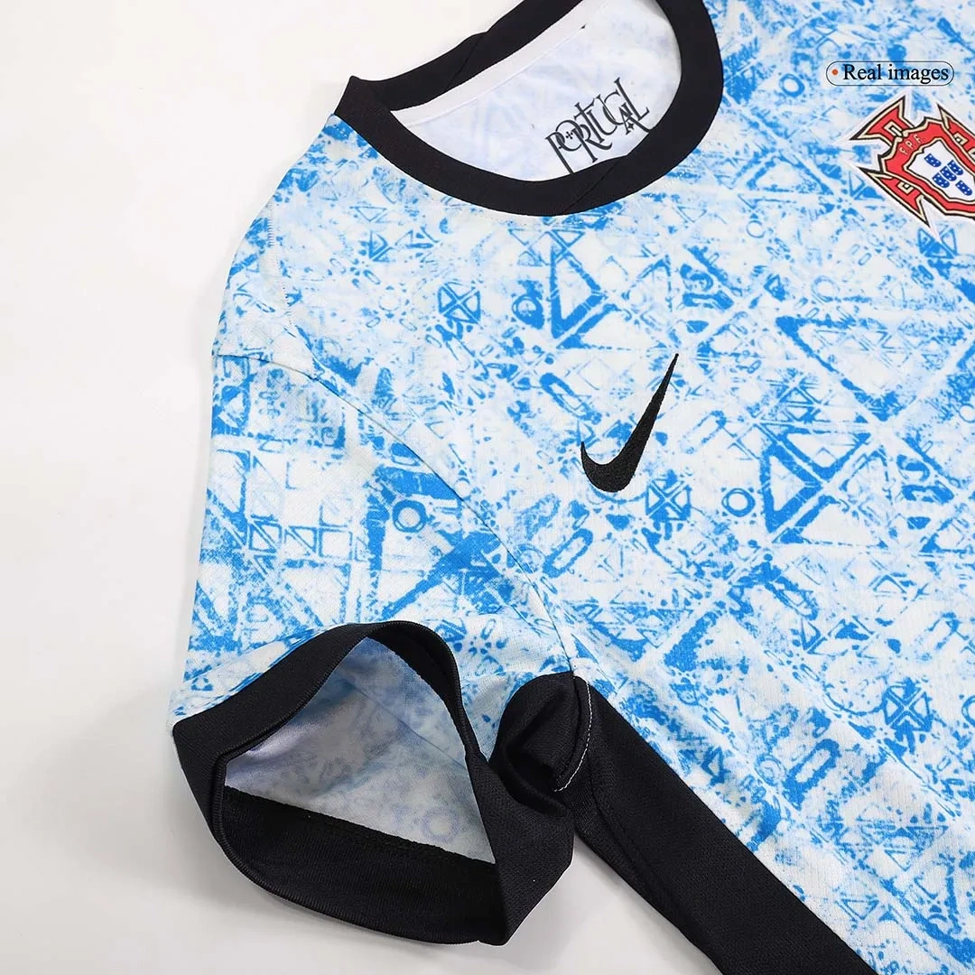 Portugal Away Ronaldo #7 R. Leão #17 Pepe #3 Jersey Euro 2024