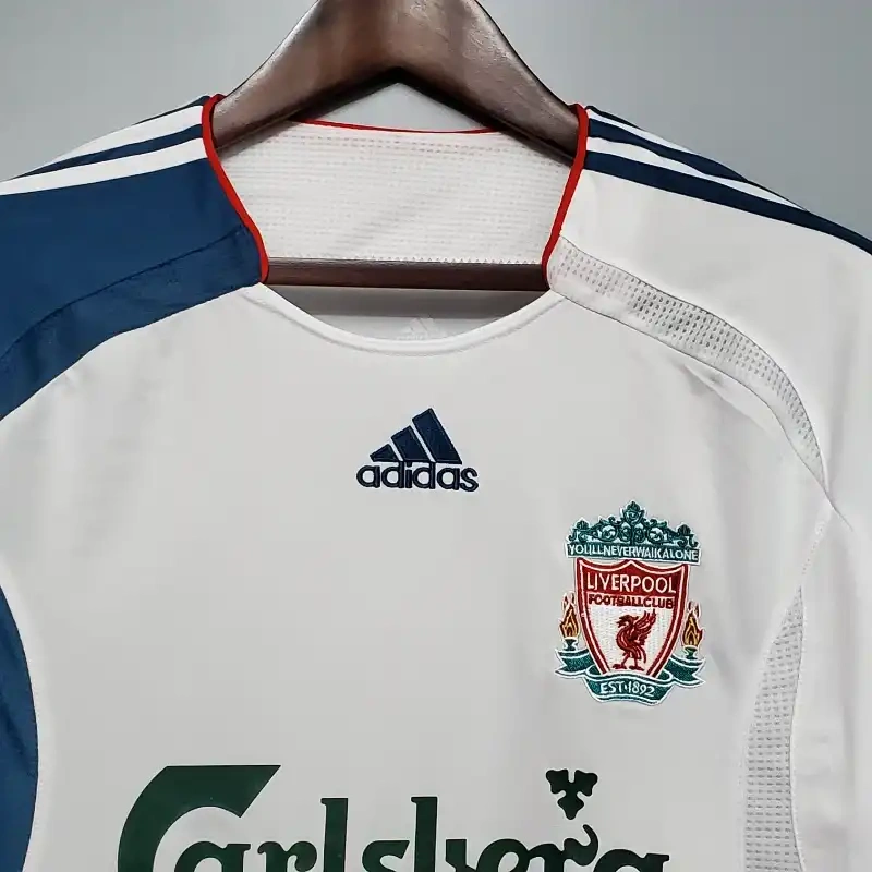 Liverpool Retro Long Sleeve Jersey Third Away Shirt 2006-07