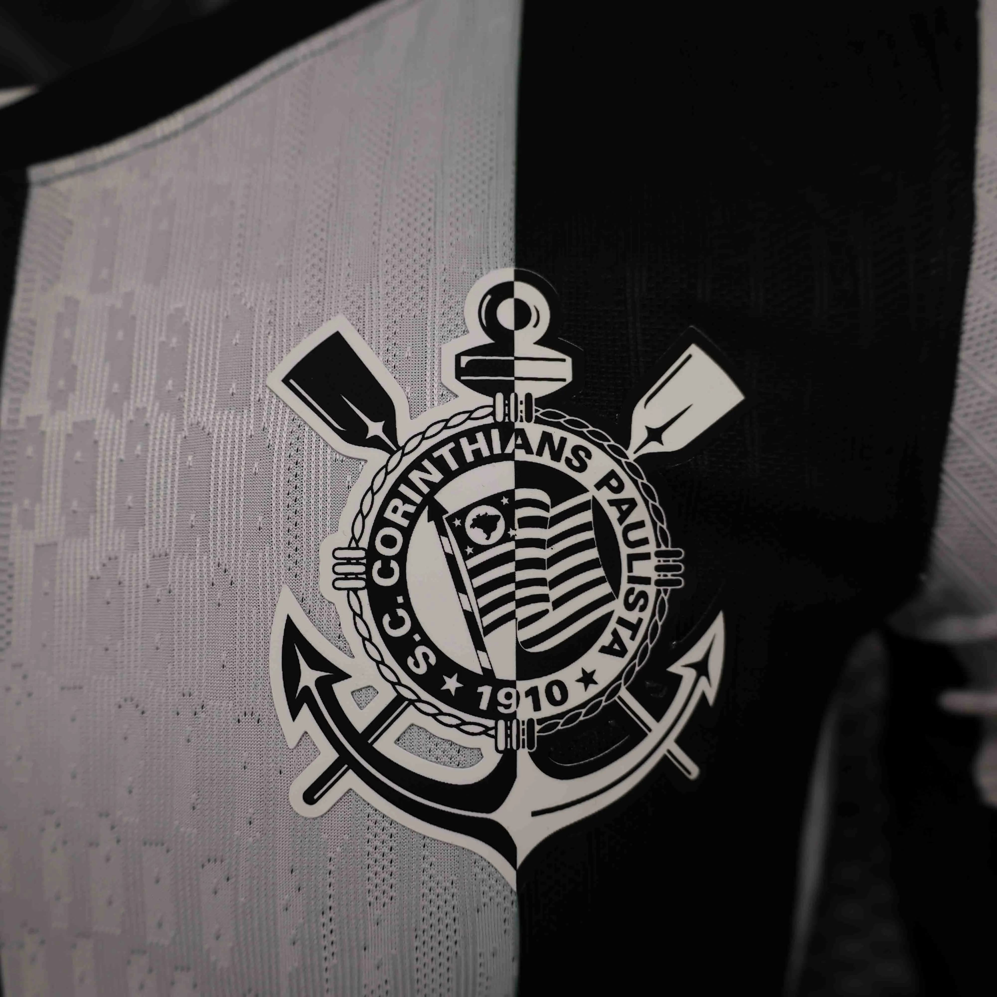 Corinthians Third Away Shirt Football Jersey Player Version 24-25