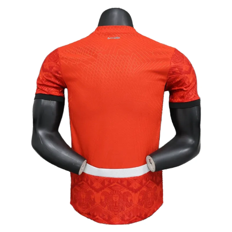 2025-26 Players Edition Egypt Home Red Football Jersey