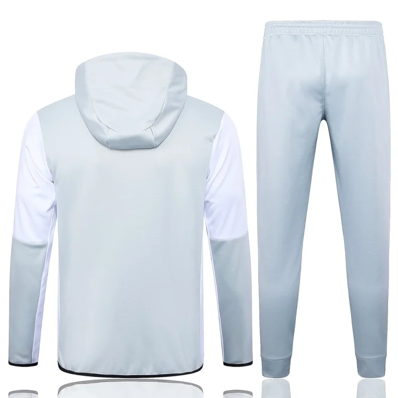 2024/2025 Al-Nassr Long Zipped Jacket Light Grey Football Shirt
