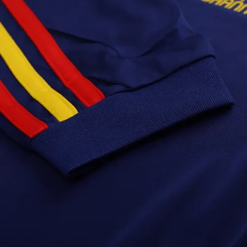 Spain Retro Soccer Jersey Away Long Sleeve Replica World Cup 2010